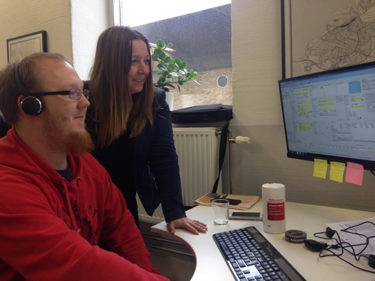 Customer Support Daniel Larsson, t v, rekryterades genom Kraftsamling Trelleborg. Customer Support Daniel Larsson, t v, rekryterades genom Kraftsamling Trelleborg.