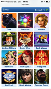 Slots i mobilcasinot hos bgo Slots i mobilcasinot hos bgo