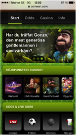 ComeOn mobilcasino