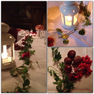 Chestnuts and rowan-berries became great decoration attributes together with wedding favors from Eucador. Chestnuts and rowan-berries became great decoration attributes together with wedding favors from Eucador.