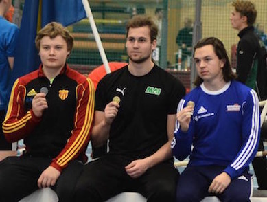 Första medaljen på IJSM-helgen Foto: Roger Tj Första medaljen på IJSM-helgen Foto: Roger Tj