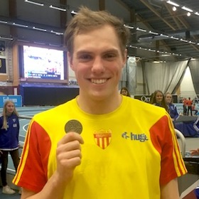 Glad silvermedaljör Foto: Frida Åkerström Glad silvermedaljör Foto: Frida Åkerström