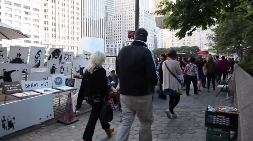 Ur dokumentären "Jakten på Banksy i New York" Ur dokumentären "Jakten på Banksy i New York"
