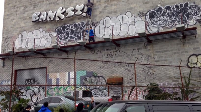 Ur dokumentären "Jakten på Banksy i New York" Ur dokumentären "Jakten på Banksy i New York"