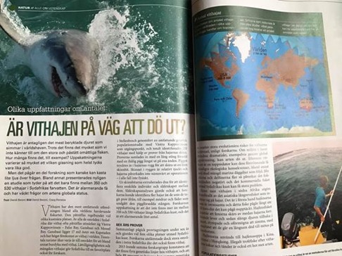Ett uppslag ur aktuellt nummer av Allt om Vetenskap. Ett uppslag ur aktuellt nummer av Allt om Vetenskap.