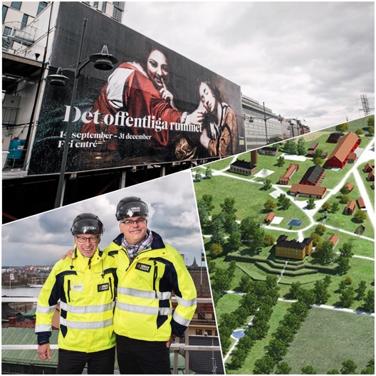 Längst upp: Nationalmuseum och Jernhusens samarbete "Det offentliga rummet". Till vänster: Liljevalchs Mårten Castenfors och AMF Fastigheters Mats Hederos. Till höger: Wenngarns slottsområde Längst upp: Nationalmuseum och Jernhusens samarbete "Det offentliga rummet". Till vänster: Liljevalchs Mårten Castenfors och AMF Fastigheters Mats Hederos. Till höger: Wenngarns slottsområde