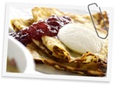 Missa inte vår populära pannkaksbuffe på torsdagar bjuder vi på pannkakor till maten med hemkokt drottning sylt & vispad grädde. Missa inte vår populära pannkaksbuffe på torsdagar bjuder vi på pannkakor till maten med hemkokt drottning sylt & vispad grädde.