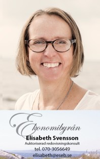 Auktoriserad redovisningskonsult Elisabeth Svensson Ekonomibyrån i Halmstad