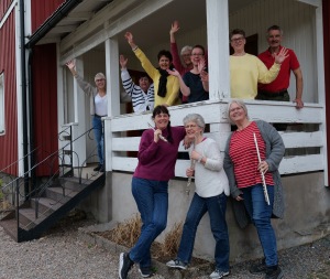 Värmlandsnäskören med flöjttrio. Värmlandsnäskören med flöjttrio.