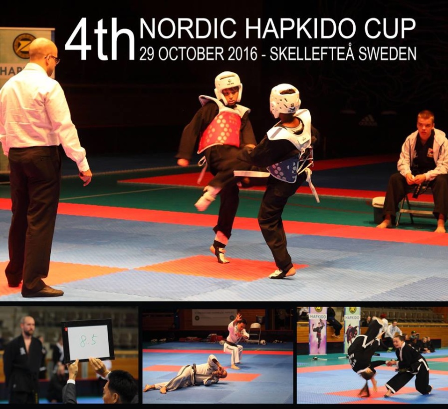 Det gick bra för oss på årets upplaga av Nordic Hapkido Cup.  1 guld medalj i grenen Mooki Sool och 1 Silver medalj i Fiqhting samt 1 Brons medalj i grenen Hyung... Ett stort Grattis till er!!!