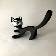 Jaap Ravelli earthenware cat figurine