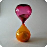 Paolo Venini, Murano, Italy, hourglass
