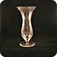 Edvard Hald Orrefors glass vase Mimosa
