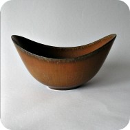 K3021: ARO bowl brown with dark rim