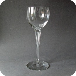 Six white wine glasses Nils Landberg Orrefors ..... Reserved