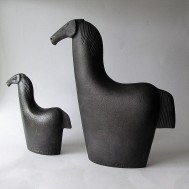 Horses in cast iron by Bjorn Nyberg ..... SOLD
