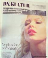 Front page of Swedish national newspaper "Dagens Nyheter", May 2013.
