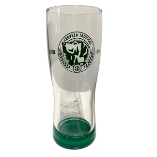 Tropicalglas med grön botten 25 cl / 6-pack