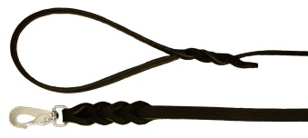 Koppel - Svart  6 mm  180 cm