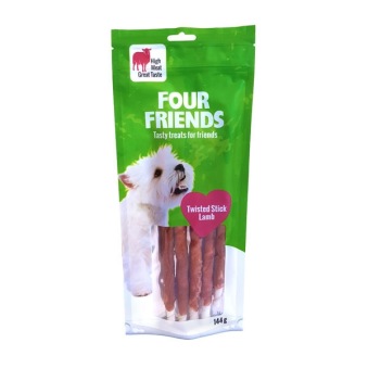 FourFriends Twisted Stick Lamb 25 cm - Lamb 25 cm 5-pack