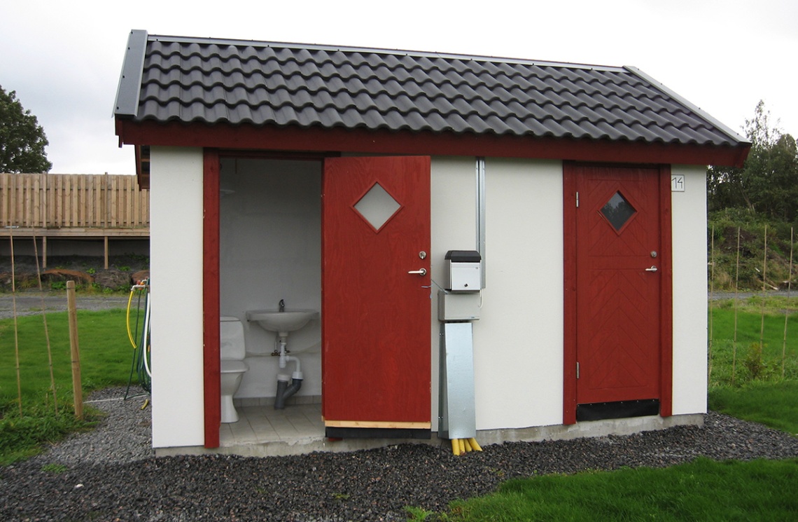 Egen toalett Stråvalla Camping