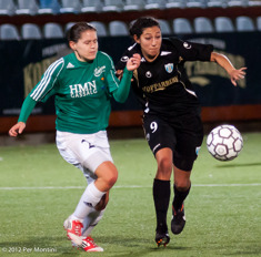Christen Press hade show på Valhalla IP 2012 när KGFC besegrade Fortuna Hjörring med 3-2 i Champions League. Christen Press hade show på Valhalla IP 2012 när KGFC besegrade Fortuna Hjörring med 3-2 i Champions League.