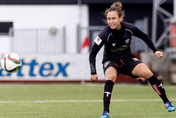 Efter en tid med skadebekymmer är Catrine Johansson nu redo för resten av allsvenskan. Foto. PER MONTINI Efter en tid med skadebekymmer är Catrine Johansson nu redo för resten av allsvenskan. Foto. PER MONTINI