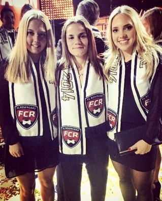 Tre f d FC Rosengård-spelare återförenas nu i KGFC – Nathalie Persson, Sarah Mellouk och Elin Rubensson. Tre f d FC Rosengård-spelare återförenas nu i KGFC – Nathalie Persson, Sarah Mellouk och Elin Rubensson.