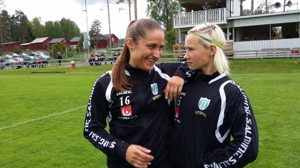 Irvina Bajramovic och Marika Bergman-Lundin hoppas på en stark laginsats på onsdagen mot svenskla mästarna från Linköpuing. Irvina Bajramovic och Marika Bergman-Lundin hoppas på en stark laginsats på onsdagen mot svenskla mästarna från Linköpuing.