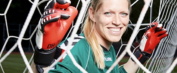 Målvakten Line Geltzer Johansen har skrivit på för Kopparbergs/Göteborg FC. Foto: KENNETH STJERNEGAARD Målvakten Line Geltzer Johansen har skrivit på för Kopparbergs/Göteborg FC. Foto: KENNETH STJERNEGAARD
