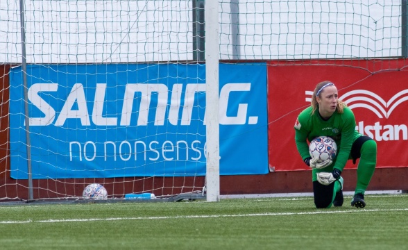 Loes Geurts gjorde en pangmatch mot Rosengård i den allsvenska premiären. Lika bra som någnsin tidigare. Foto: PER MONTINI Loes Geurts gjorde en pangmatch mot Rosengård i den allsvenska premiären. Lika bra som någnsin tidigare. Foto: PER MONTINI