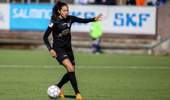 Christen Press gjorde mål igen, men dessvärre hjälpte det inte för att ta hem poäng mot Hammarby. Foto: PER MONTINI Christen Press gjorde mål igen, men dessvärre hjälpte det inte för att ta hem poäng mot Hammarby. Foto: PER MONTINI
