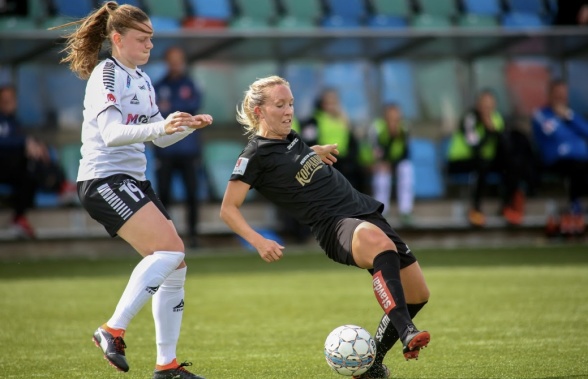 Julia Roddar blev matchhjälte med enda målet på bortaplan mot Vittsjö på söndagen. Foto: PER MONTINI Julia Roddar blev matchhjälte med enda målet på bortaplan mot Vittsjö på söndagen. Foto: PER MONTINI