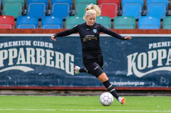 Amanda Johnsson Haahr (4 mål), Pauline Hammarlund (4) och Karin Lundin (3) stod för målen mot Rössö. Foto: PER MONTINI Amanda Johnsson Haahr (4 mål), Pauline Hammarlund (4) och Karin Lundin (3) stod för målen mot Rössö. Foto: PER MONTINI