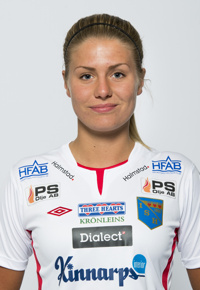 Tilda Bengtsson, en klippa i försvaret och idag även målskytt Tilda Bengtsson, en klippa i försvaret och idag även målskytt