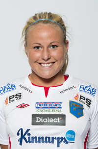 Alicia Svensson, ligger bakom mycket med sin känsliga vänsterfot. Farlig på fasta situationer. Alicia Svensson, ligger bakom mycket med sin känsliga vänsterfot. Farlig på fasta situationer.