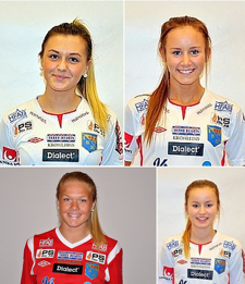 Sjukstugan snart över i Halmia. Isabelle Axeldal, Matilda Olsson, Matilde Abrahamsson och Fannie Wagnemark är eller har varit sjuka. Sjukstugan snart över i Halmia. Isabelle Axeldal, Matilda Olsson, Matilde Abrahamsson och Fannie Wagnemark är eller har varit sjuka.