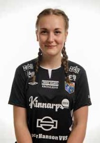 Sara Johnsson gör sin hemmadebut under lördagen när hon ersätter Isabel Sandström mellan stolparna. Foto: Anders Nilsson Sara Johnsson gör sin hemmadebut under lördagen när hon ersätter Isabel Sandström mellan stolparna. Foto: Anders Nilsson