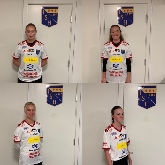 Alva Johansson (uppe till vänster), Tuva Persson (uppe till höger), Isa Rönneblad (nere till vänster) och Izabella Blomqvist (nere till höger) är senaste tillskotten i Halmia Dam. Alva Johansson (uppe till vänster), Tuva Persson (uppe till höger), Isa Rönneblad (nere till vänster) och Izabella Blomqvist (nere till höger) är senaste tillskotten i Halmia Dam.