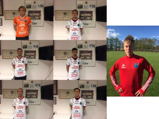 Markus Rydeberg, Adrian Hallsö, Erik Pålsson, Kenan Covrk, Kristoffer Thydell, Oliver Hansson och längst till höger Oliver Brynéus. Samtliga klara för IS Halmia Herr 2021. Foto: IS Halmia Markus Rydeberg, Adrian Hallsö, Erik Pålsson, Kenan Covrk, Kristoffer Thydell, Oliver Hansson och längst till höger Oliver Brynéus. Samtliga klara för IS Halmia Herr 2021. Foto: IS Halmia