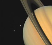 Saturnus med månar