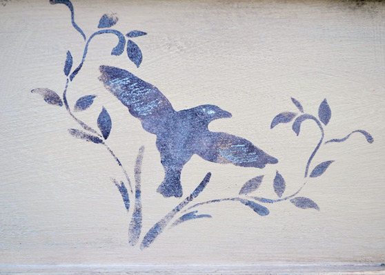 Annie Sloan Stencil Schablon Classical Bird