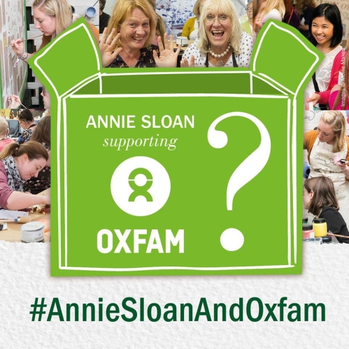 Annie Sloan lanserar ny produkt i samarbete med Oxfam. Annie Sloan lanserar ny produkt i samarbete med Oxfam.