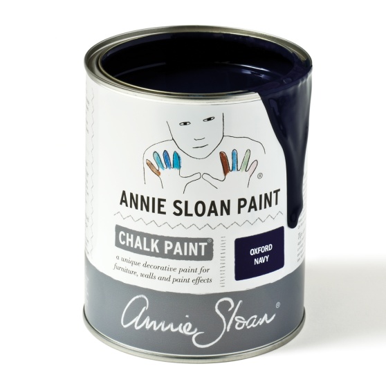 Oxford Navy ny marinblå kulör Chalk Paint kalkfärg från Annie Sloan