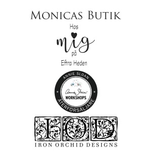 Monicas Butik återförsäljare av Annie Sloan Chalk Paint & IOD Iron Orchid Designs i Sverige