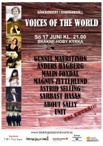 Voices of the world-affisch 2018 Voices of the world-affisch 2018