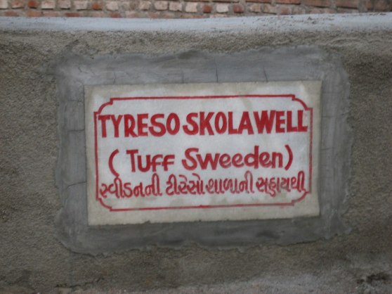 En brunn finansierad av Tyresö skola En brunn finansierad av Tyresö skola