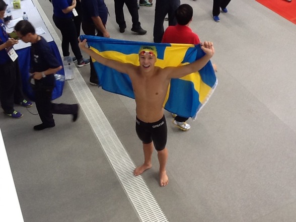 Victor Johansson slog svensk juniorrekord - foto Petra Helgegren