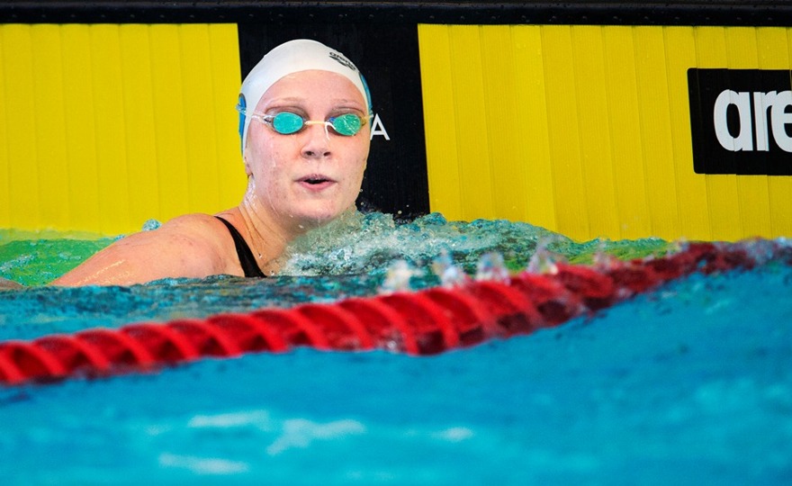 Sarah Sjöström simmade hem högsta poängen under GP i Stockholm