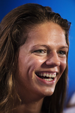 Yulia Efimova - satte världsrekord med 29,78 på 50m bröstsim. Det gamla hade Jessica Hardy USA med 29.80